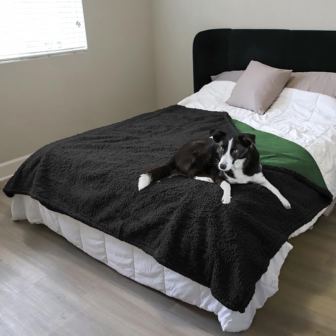 Kritter Planet Waterproof Reversible Pet Blanket for Dogs and Cats | 60 x 80 Inch, Waterproof Cover for Sofa and Bed, Washable Protection Against Fur, Dirt, Scratches and Everyday Messes - Image 5