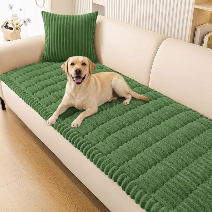 Smiry Couch Cover for Dogs, Non Slip Washable Sofa Protector for Pets | Soft Furniture Cover for Leather & Fabric Couches, Cozy Protect Against Fur, Dirt & Messes, Pet Friendly, 27.6"x47" by Smiry