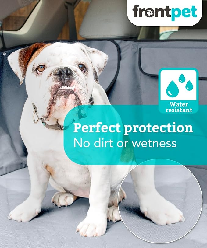 SUV Cargo Liner for Dogs - Water-Resistant Pet Trunk Cargo Cover Mat for SUVs and Sedans with Bumper Flap Protector, Trunk Cover, Non-Slip Liner, (35" X 40") Upgraded 2025 - Image 3