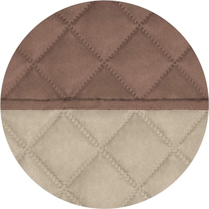 PureFit Reversible Chair Sofa Cover Dog Couch Covers for Sofa, 25.5 in | Brown/Beige, Water Resistant Couch Protector, Washable Pet Couch Cover with Non Slip and Elastic Straps For Kids - Image 5