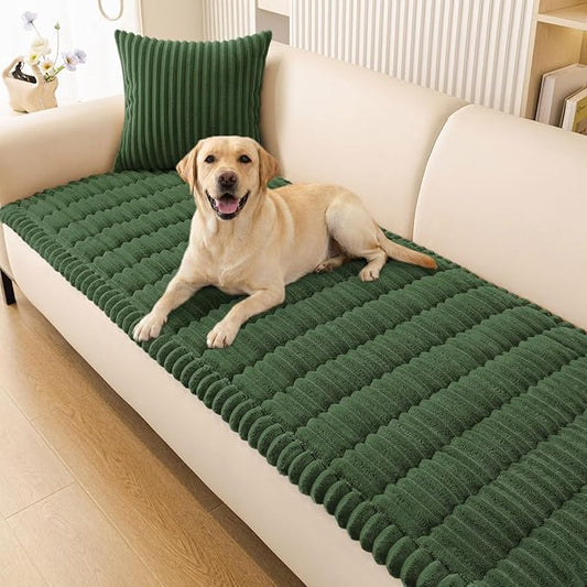 Smiry Couch Cover for Dogs, Non Slip Washable Sofa Protector for Pets | Soft Furniture Cover for Leather & Fabric Couches, Cozy Protect Against Fur, Dirt & Messes, Pet Friendly, 27.6"x47" by Smiry