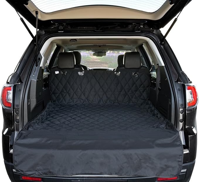 Arf Pets SUV Dog Cargo Liner Cover for SUVs and Cars, Waterproof Material, Non Slip Backing, Extra Bumper Flap Protector, Large Size - Universal Fit by ArfPets