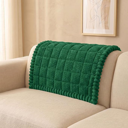 Smiry Couch Cover for Dogs, Non Slip Fuzzy Pet Sofa Arm Covers Washable | Sofa Slipcovers for Armrest & Backrest, Soft Thick Furniture Protector for Cats Dogs, Against Fur, Dirt (35.4"x35.4") by Smiry