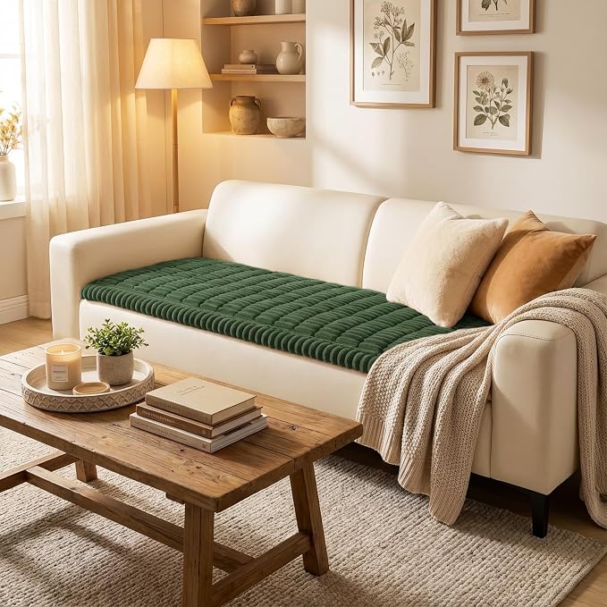 Smiry Couch Cover for Dogs, Non Slip Washable Sofa Protector for Pets | Soft Furniture Cover for Leather & Fabric Couches, Cozy Protect Against Fur, Dirt & Messes, Pet Friendly, 35.4"x35.4" - Image 2