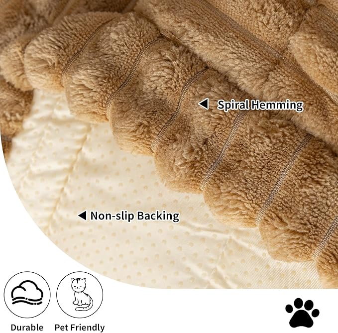Sofa Couch Cover, Sofa Covers for Dogs Washable, Non-Slip Striped Sofa Slipcovers for Sectional Sofa, Sofa Cover Furniture Protector for L Shaped(Khaki, 27.6"x 27.6") - Image 3