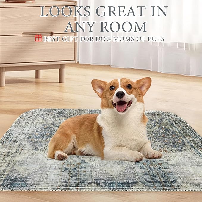 Homimp Washable Pee Pads for Dogs, 2 Pack Reusable Puppy Pads Waterproof,Absorbent and Leakproof Dog Pee Pads,Non Slip Puppy Training Pads, Pet Mat for Floor, Crate, Couch, Whelping, Grey 24"x36" - Image 6