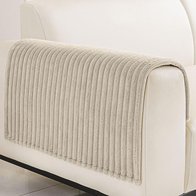 Smiry Waterproof Couch Cover for Dogs, Washable Non Slip Plush Protector | Waterproof Protection, Plush Flannel, Non Slip Backing, Pet Hair & Scratch Protection, Soft Cover (36" x 36") by Smiry