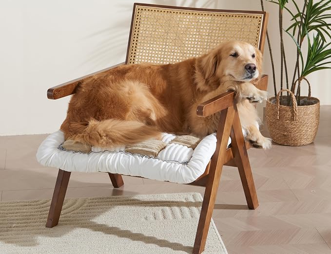 Couch Cushion Cover for dog Sofa Cover Washable Pet Love Seat Couch Covers for Sofa Slipcovers Couch Protector Blanket for Dog Sofa Cushion Covers for Pet Washable Pad Light Brown 70x70cm/27.6x27.6in - Image 6