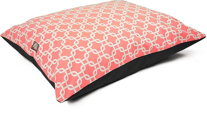Majestic Pet Washable Non-Slip Comfy Pet Bed Medium Dog Crate Bed 35 x 28 Inch Coral by MajesticPet