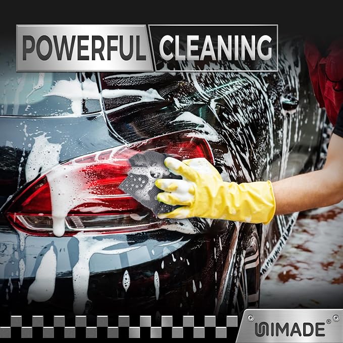 UNIMADE Microfiber Cleaning Cloth, 400 Pack Microfiber Towels for Cars | Commercial Grade Work Rags Bulk Detailing Cloth for Automotive Bar Mechanic Garage Housekeeping, 11.5"x 11.5", Grey - Image 4