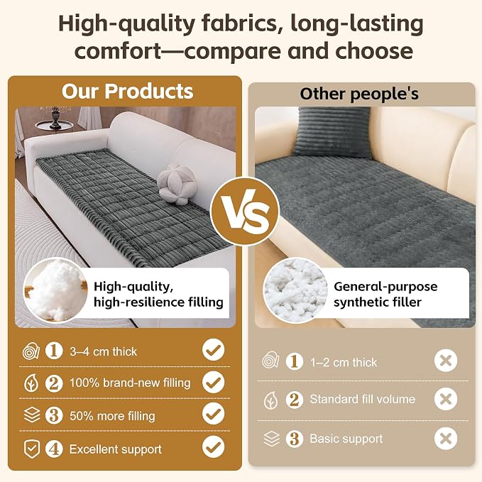 Couch Cover for Dogs, Sofa Cushion Cover, Pet Furniture Protector, Washable | Washable, Non Slip, Soft, Stretch Furniture Protector, Scratch Resistant, Pet Sofa Cushion Cover - Image 8