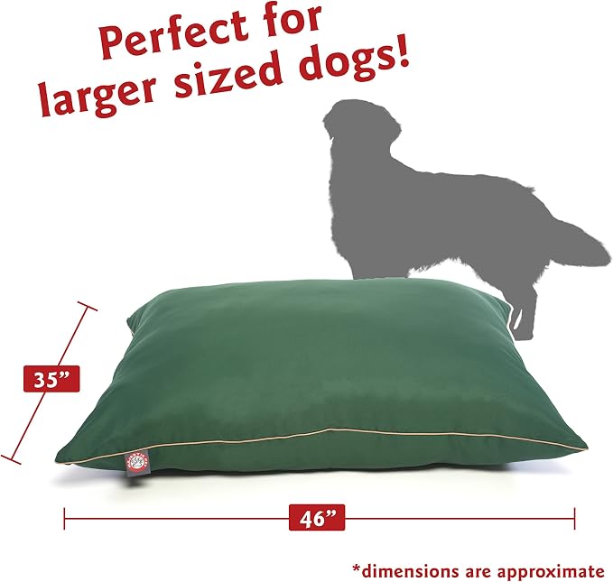 Large 35x46 Super Value Dog Pet Bed - Green - Image 2