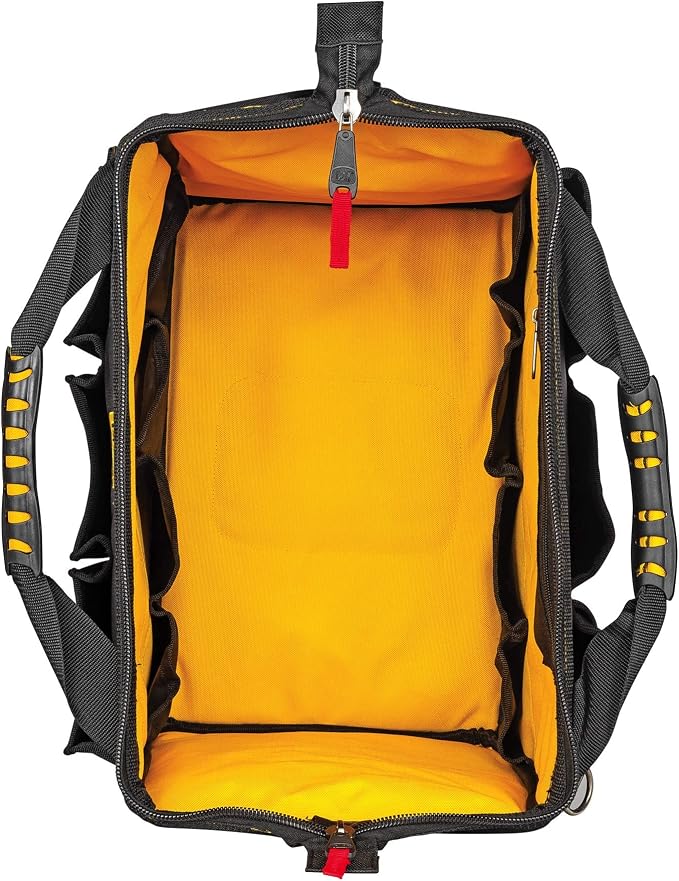 CAT 2 Piece 13-Inch and 16-Inch Wide Mouth Tool Bag, 18/3 Pockets for Tool Storage and Organization, Premium 1200D Water-Resistant Polyester Weave, Adjustable Shoulder Strap for 16-Inch Bag - 240160 - Image 5