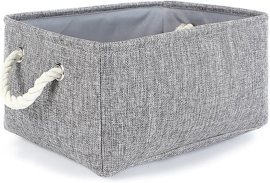 TheWarmHome Large Storage Bins- Storage Baskets for Organizing Shelves, Basket Organizer for Closet Bookshelf Dog Toy Nursery Clothes Laundry Home Organization, Fabric Storage Cubes W/Handles by TheWarmHome