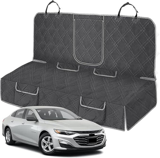 Dog Car Seat Cover for Chevy Malibu 2004-2025 | Waterproof Pet Bench Seat Cover for Back Seat, 600D Heavy Duty Scratch Proof Nonslip Truck Seat Covers for Dogs by Kistrba
