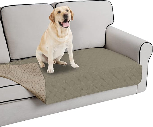 Easy-Going 100% Waterproof Dog Bed Cover, Non-Slip Pet Blanket for Furniture, Washable Couch Cover, Repleasement Sofa Cover (30X70 in, Beige) by Easy-Going