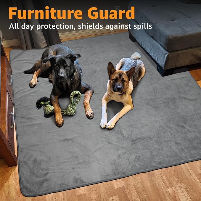 Washable Dog Pee Pads 36x36 2Pack Reusable Puppy Pads, Absorb Dog Mats Non-Slip Puppy Training Pads for Whelping, Potty, Training, Playpen, Crate - Image 7