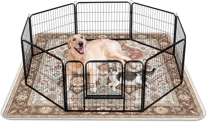 INVENHO 2PACK Washable Pee Pads for Dogs, Reusable Dog Pads Upgrade Non-Slip Dog Pee Pads Heavy Absorbency Puppy Pee Pads Quick Dry Whelping Pads/Waterproof Puppy Training Pad by INVENHO