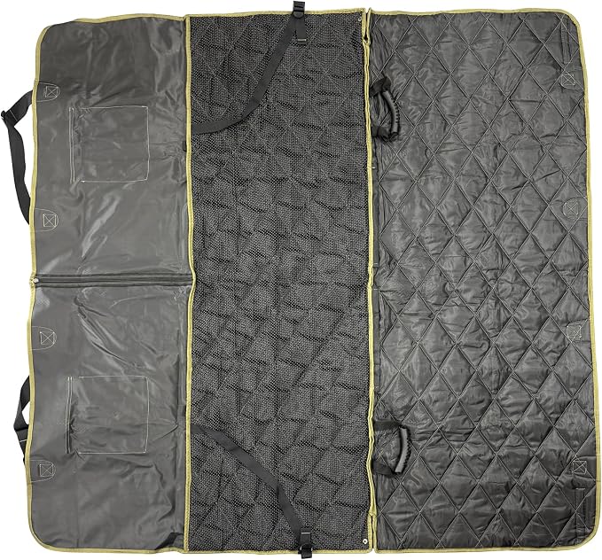 Jeep Vehicle Seat Protector for Dogs and Pets (Charcoal Black) Adjustable Seat Cover - Durable Protection Waterproof Design (58 x 23 x 18.5 inch) - Image 4