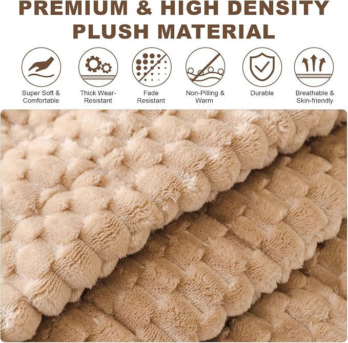 OTOB Couch Protector for Dogs Washable, Non Slip Pet Dog Sofa Couch Cover | Coffee, 27.6" x 70.9", Fuzzy Soft Plush, Pet Friendly, All Seasons, Breathable, Modern, Thick Wear-Resistant - Image 2