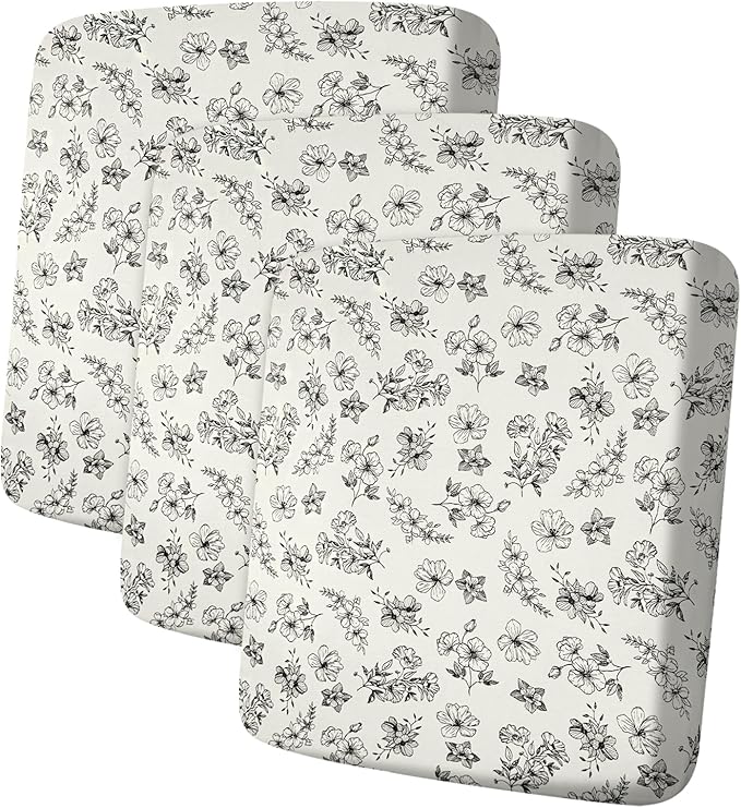 ANARACHON Leather Look Couch Cushion Covers Sofa Seat Slipcovers Sets Couches Furniture Protector for Sectional Armchair Loveseat Pets Kids Stretch Spandex Fabric (3 Cushion Sofa, Beige 01Flower) by ANARACHON