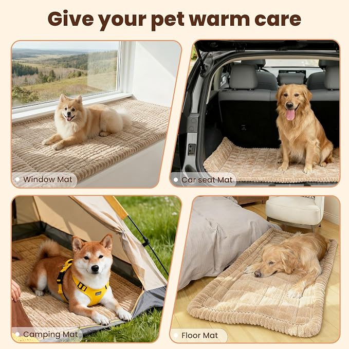 Couch Cover for Dogs Washable, Non Slip Couch Covers for Sofa Pet Friendly, Couch Cushion Covers for Dog, Thick, Soft for Sofa Protector (Camel, 27.6" x 47.2"/70 x 120cm) - Image 5