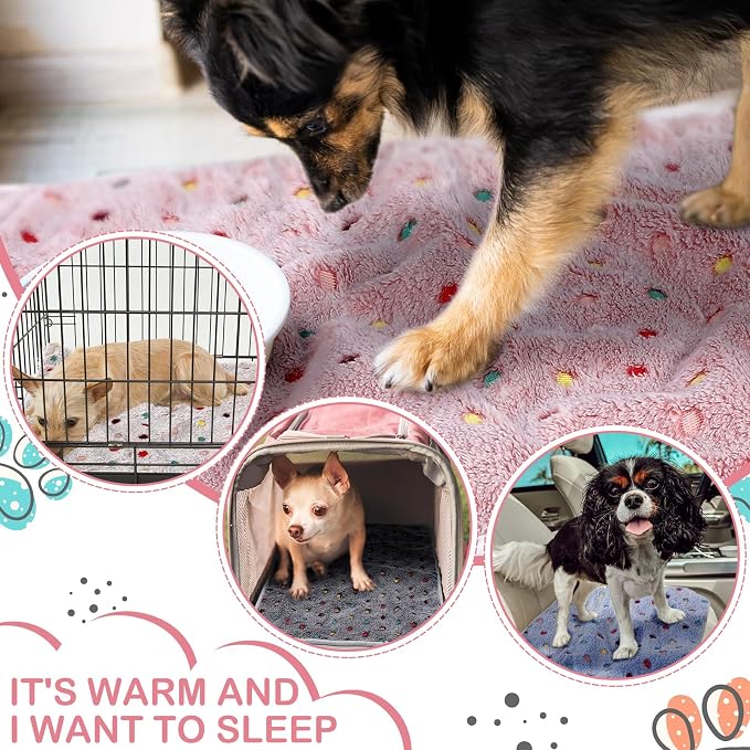 Tudomro 8 Pcs Absorbent Guinea Pig Blankets Washable Small Animal Fleece Bedding Cage Liners Reusable Pet Sleep Mat Pad Cover for Ferret Chinchilla Furniture Protection(Dot,47 x 24 Inch) - Image 4