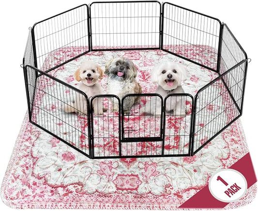 PUPIBOO Washable Pee Pads for Dogs and Cats - Super Absorbent Reusable Puppy Training Pads - 100% Waterproof, Leak-Proof & Non-Slip Whelping Pads for Pet Housebreaking by PUPIBOO