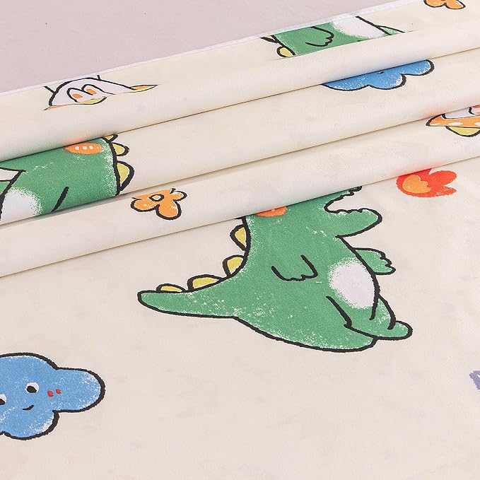 WenBags Waterproof Dog Bed Cover 40*60 Inches Throw Size,Pet Hair Resistant Reversible Couch Cover Mattress Protector,Leakproof Bed Liner/Sheet/Blanket for Adults Elderly Pets (Cute Dinosaurs, 40*60) - Image 6