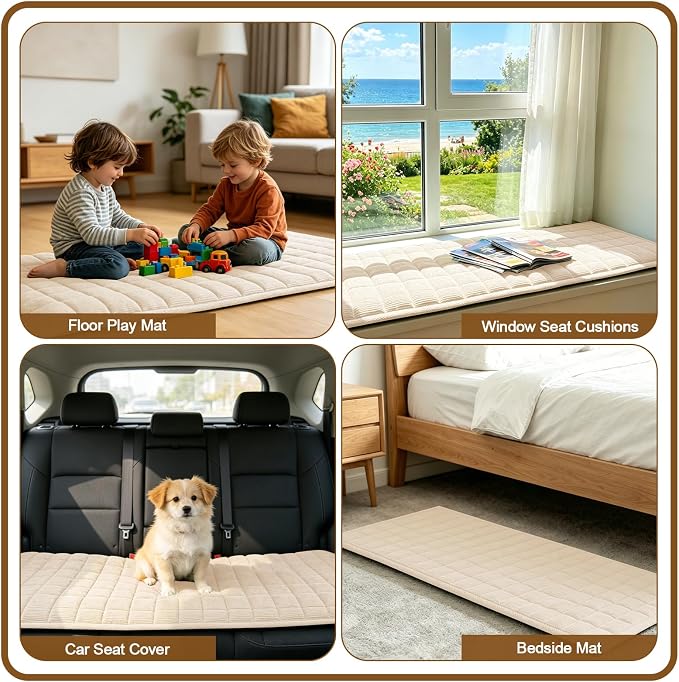 HAOYONG Couch Covers for Dogs Washable, Non Slip Fuzzy Durable Couch Covers for Loveseat Sofa Pet Friendly Furniture Protector Covers Dog Mat for Couches (Off-White, 27.6"×59.1") - Image 5