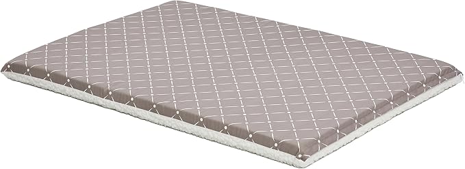 MidWest Homes for Pets Quiet Time Couture Paxton Pet Bed Mushroom/Fleece with Pillow Cover, Mushroom, Mushroom Diamond Pattern (40742-MRD) by MidWestHomesForPets