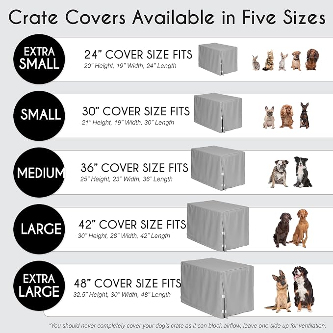 Sweet Jojo Designs 36in. Medium Dog Crate Cover (Pink Puppy Dogs) for Girls Pet Cage, Kennel Covers (Modern, Dog, Puppies, Pet, Boho, Bulldog, Wiener Doggy, Pastel, Paw Prints, Whimsical, Playful) - Image 6