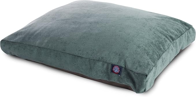 Majestic Pet Villa Rectangle Dog Bed Washable – Non Slip Comfy Pet Bed – Crate Bed with Removable Washable Cover – Kennel Bed for Sleeping, Polyester Fiber, Large, Azure - Image 2