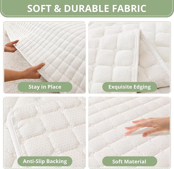 OstepDecor Pet Couch Covers for Sofa, Soft Sofa Covers Washable | Non Slip Dog Couch Protector, Pet Hair, Dirt & Wear Protection, Fits Sofas, Loveseats & Sectionals, 35.4" x 82.7", White - Image 2