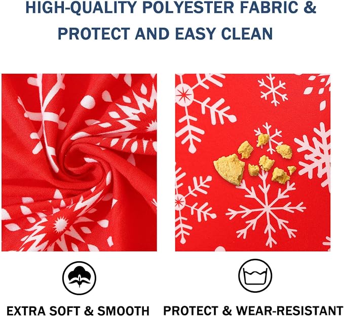 hyha Stretch Couch Covers, Chair/Sofa Covers, Armchair Slipcover for Dogs | Floral Pattern, Printed, 2 Pieces, Separate Couch Cushion Slipcover, Soft Chair Cover with Elastic Bottom for Pets (Armchair) - Image 3