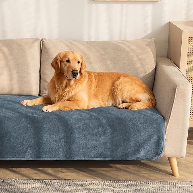 Ameritex Pet Bed Blanket Reversible 100% Waterproof Velvet Super Soft for Sofa and Bed - Image 6