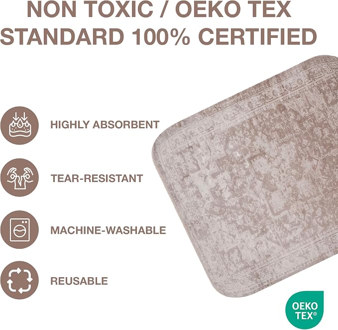 PUPIBOO Washable Pee Pads for Dogs and Cats - Super Absorbent Reusable Puppy Training Pads - 100% Waterproof, Leak-Proof & Non-Slip Whelping Pads for Pet Housebreaking - Image 4