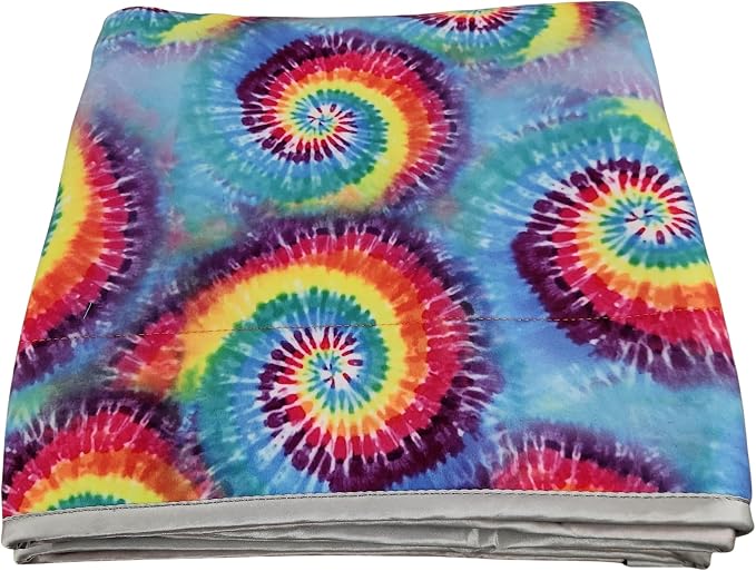 Tater Pets Guinea Pig Fleece Cage Liner - Tidy Mat - Lap Pad - Corner Pad - Absorbent - Machine Washable - for Guinea Pigs and Hedgehogs (Tie Dye, 2x3 C&C (28"x 42")) - Image 4