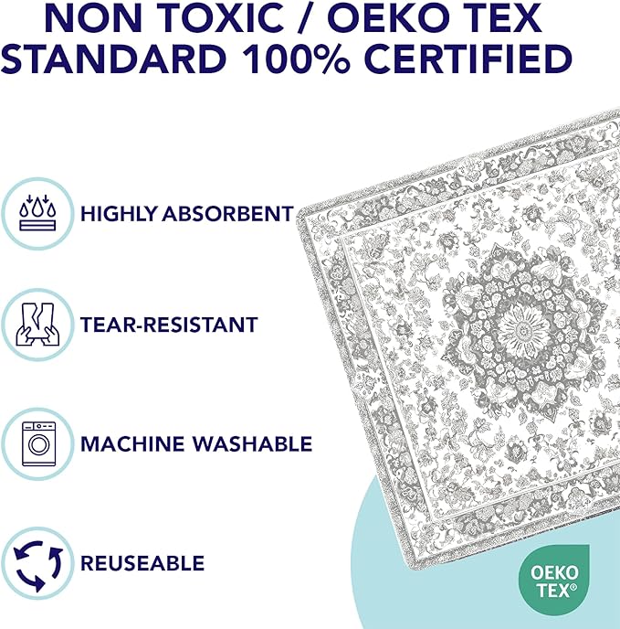PUPIBOO Washable Pee Pads for Dogs and Cats - Super Absorbent Reusable Puppy Training Pads - 100% Waterproof, Leak-Proof & Non-Slip Whelping Pads for Pet Housebreaking - Image 2