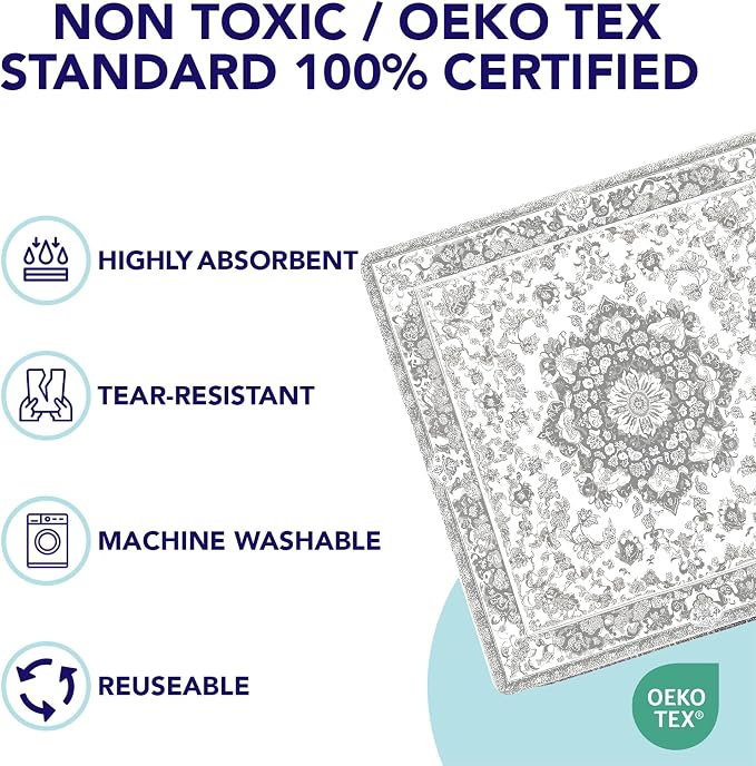 PUPIBOO Washable Pee Pads for Dogs and Cats - Super Absorbent Reusable Puppy Training Pads - 100% Waterproof, Leak-Proof & Non-Slip Whelping Pads for Pet Housebreaking - Image 2