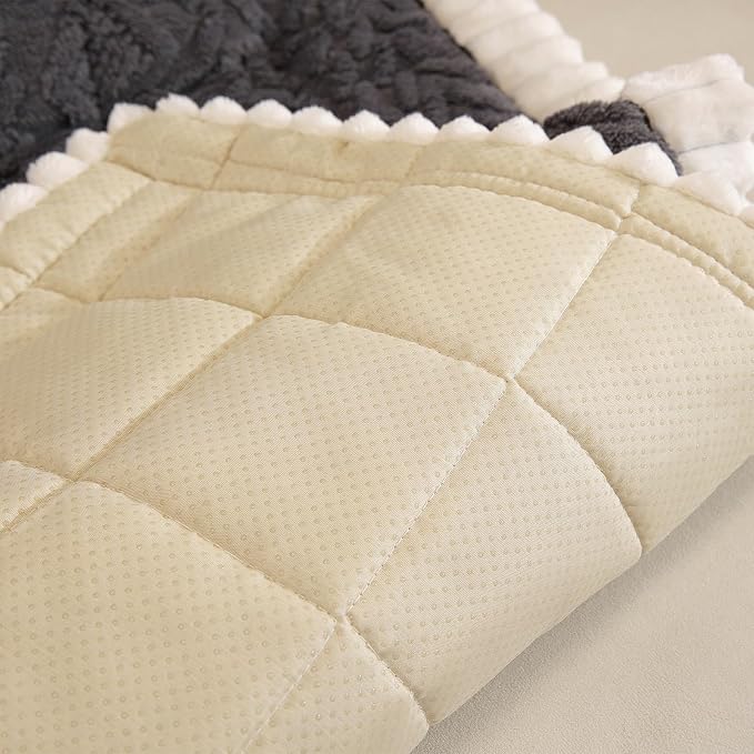 Non Slip Couch Covers for Dogs, Pet-Friendly Washable Couch Covers for 3 Cushion Sofa Pet Couch Cover (Dull Grey, 35.4'' x 83'') - Image 7