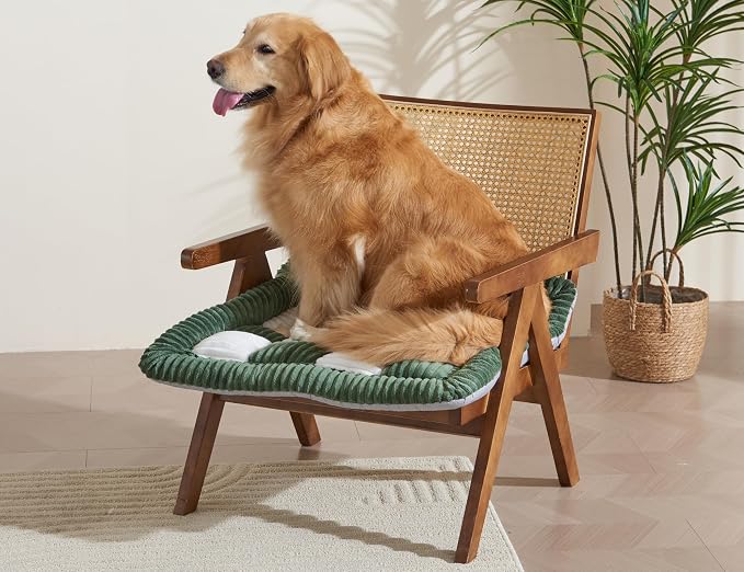 Couch Cushion Cover for dogs Sofa Cover Washable Pet Love Seat Couch Covers for Sofa Slipcovers Couch Protector Blanket for Dogs Sofa Cushion Covers for Pets Washable Pad Green 70x70cm/27.6x27.6in - Image 7