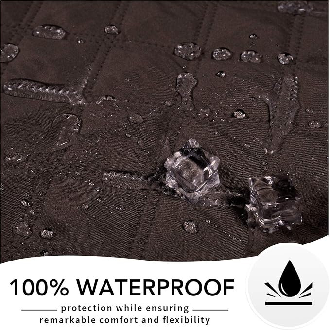 Easy-Going 100% Waterproof Dog Bed Cover, Non-Slip Pet Blanket for Furniture, Washable Couch Cover, Repleasement Sofa Cover (68x82 in,Chocolate) - Image 5