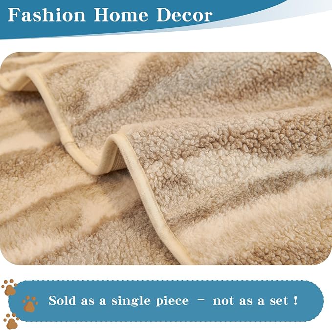 MYSKY HOME Couch Cover for Dogs Washable Sectional Sofa Cover for 3 Cushion Couch Sofa L Shaped Classic Geometric Stripe Non-Slip Furniture Protector Covers for Pets Kids, 35" x 94" 1 Pack - Image 2