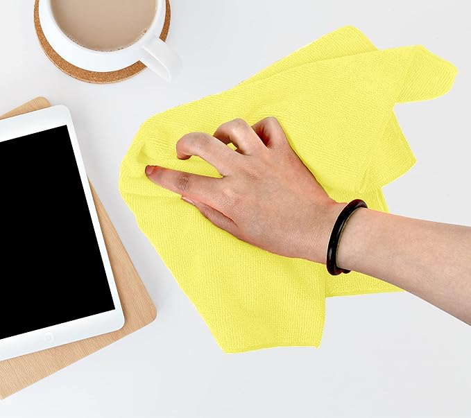 Avalon Towels Microfiber Cleaning Cloths (Value Pack of 36) - Size 16 x 16 Inches, Highly Absorbent Cleaning Rags, Lint Free, Reusable and Washable, Microfiber Towels for Cars - Image 8