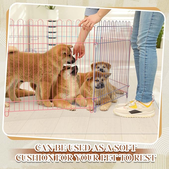 Cinnvoice Under Dog Crate Mat PVC Under Cage Mat Pet Floor Protector 48 x 48 Inch Waterproof Bird Cage Liner Washable Dog Kennel Puppy Pee Training Water Resistant Pad to Protect Floors, Clear - Image 5