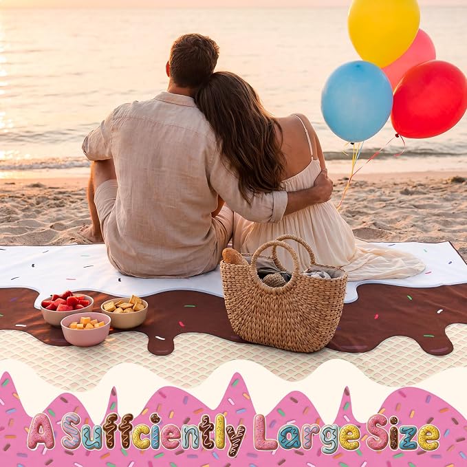 Redbaker 16 Packs 28 x 59 Inches Oversized Ice Cream Beach Towel Bulk Extra Large Pool Towels Set Microfiber Quick Dry Swim Towel Blanket for Women Men Adult Bath Travel(Colorful) - Image 6