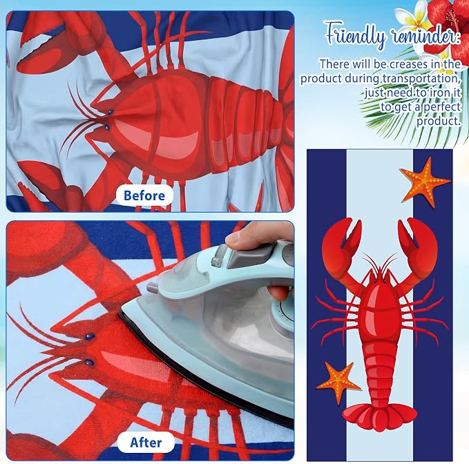Peryiter 6 Pcs Oversized Microfiber Beach Towels Large Quick Dry Pool Towels Absorbent Camping Travel Blanket Set for Women Men Bath Beach(Summer Style, 31 x 63 Inch, Vibrant Colors) - Image 4