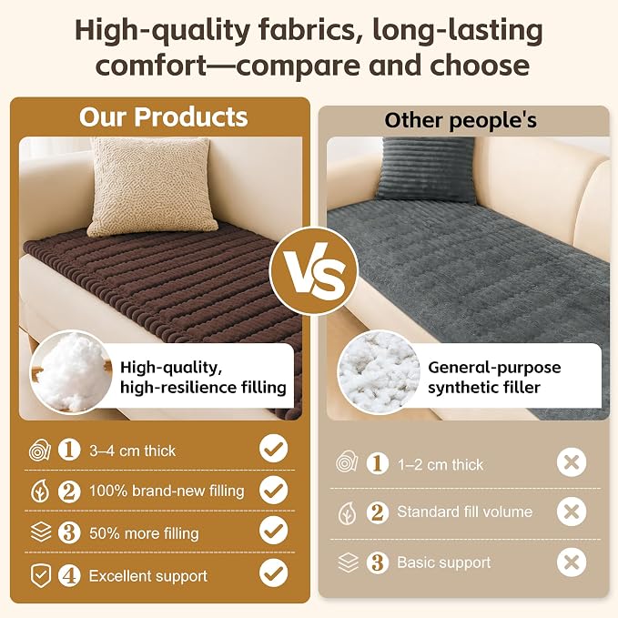 Couch Cover for Dogs, Sofa Cushion Cover, Pet Furniture Protector, Washable | Washable, Non Slip, Soft, Stretch Furniture Protector, Scratch Resistant, Pet Sofa Cushion Cover - Image 8