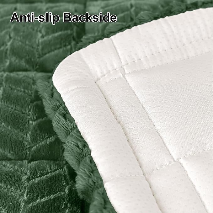 Smiry Couch Cover for Dogs, Non Slip Fuzzy Pet Sofa Covers Washable | Sofa Slipcovers for 3 Cushion Couch, Soft Thick Furniture Protector for Cats Dogs, Against Fur, Dirt, Scratch (27.6"x82.7") - Image 6